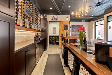 Inspiration for an industrial home design remodel in Other