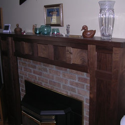 Walnut Mantel - Fireplace Mantels