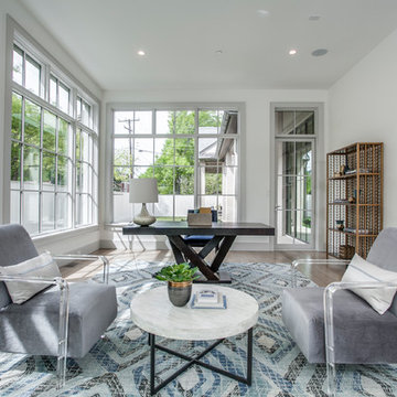 Transitional living room