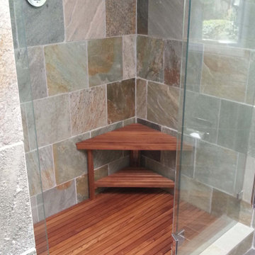 Bathroom and Shower African Teak Wood Mats