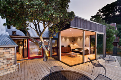 Design ideas for a contemporary home design in Wellington.