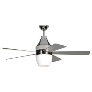 44 Airlift Fan Brushed Steel Contemporary Ceiling Fans By