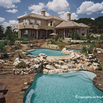 San Antonio Multi-Level Pool/Spa/Landscape