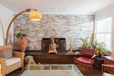 Inspiration for a 1960s living room remodel in Atlanta