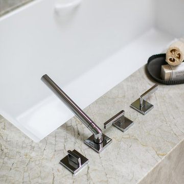 La Jolla Asian Inspired Bathroom