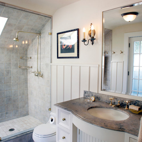 Slanted Ceiling Shower Houzz