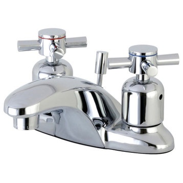 4" Centerset Bathroom Faucet WithRetail Pop-Up, Polished Chrome