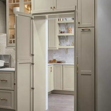 Pocket Door Storage and appliance garages