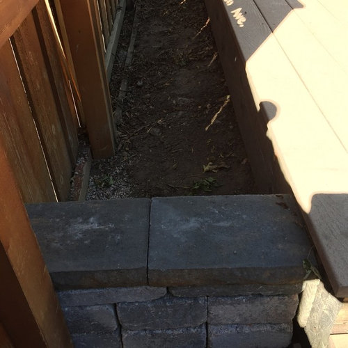 Gap Between Deck and Fence, need help