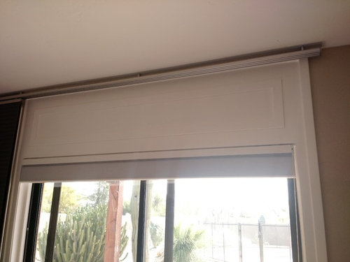 Help How To Mount Drapery Rod Around Molding