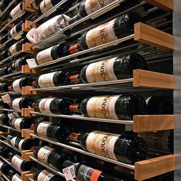 Millesime racks in the wine cellar -4-
