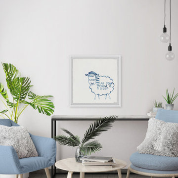 "All You Need Is Sleep" Framed Painting Print