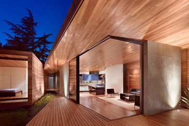 Living room - modern living room idea in San Francisco