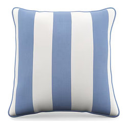 Resort Stripe Indoor/Outdoor Pillow - Outdoor Cushions And Pillows