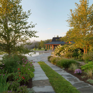 A Pool Terrace in Vermont