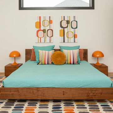 Pigment and Pattern: A New Build Midcentury Modern House