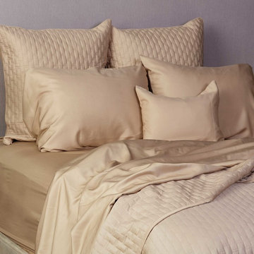 BedVoyage rayon from Bamboo Sheet Set in Champagne