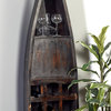 Coastal Brown Wood Standing Wine Rack 37725