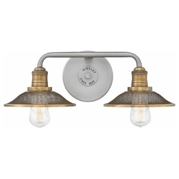 Bath Rigby Bath 2-Light, Antique Nickel