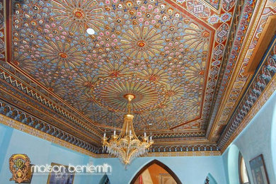 Plafond Artisanl marocain peint