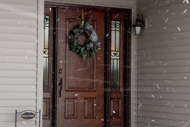 Mountain style entryway photo in Columbus