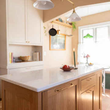 French Country Kitchen Remodel — Plaster Hood, Oak Island & Farmhouse Sink