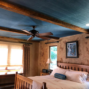 Grass Cloth Ceiling Wallpaper