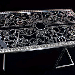 Steampunk office desk - Desks And Hutches
