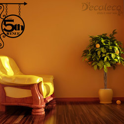 New York City Fifth Avenue vinyl wall decal - Wall Decals