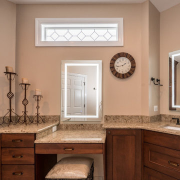 Haymarket Transitional Master Bathroom Remodel _ 13036