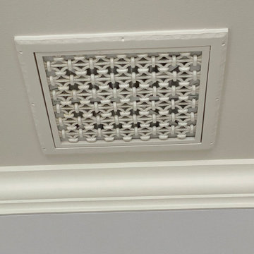 Interesting painted ceiling return air vent