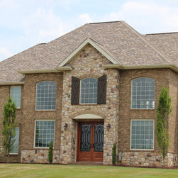 QuarryCut Stone - 40%Split Field 40%Brown 10%Plum 10%Dark - Irregular - Siding And Stone Veneer