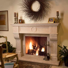 Cast Stone Fireplace