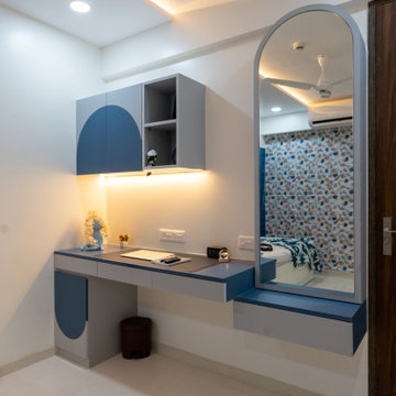 Bedroom dressing and study Area