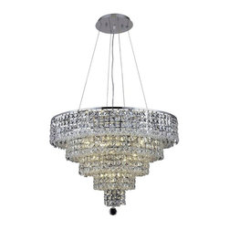 Elegant Lighting - Elegant Lighting 2037D26C/EC Chandelier Maxim - Chandeliers