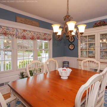 Country-Style Dining Room with New Windows - Renewal by Andersen Long Island NY