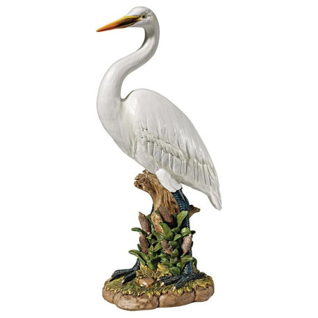 Great White Egret Statue