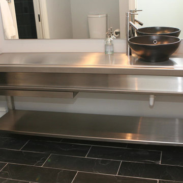 Stainless Steel Bathroom Cabinet/Countertop