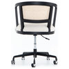 Alexa Woven Cane Back Office Desk Chair