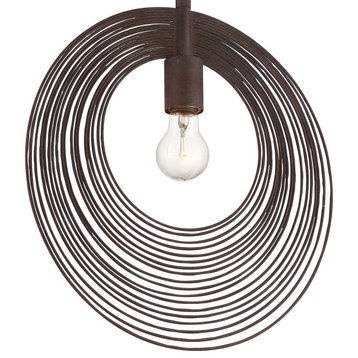Crystorama Lighting Group DOR-B7701 Doral 14"W Wrought Iron - Forged Bronze