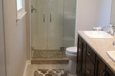 Naperville Master Bath with Double Glass Doors