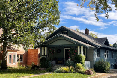 Inspiration for a modern home design remodel in Denver