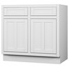 Sagehill Designs VDB36 Veranda 36" Double Door Base Cabinet - Linen