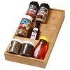 Bamboo 3 Tier Spice Rack Drawer Tray