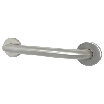 Clench Stainless Steel Grab Bar, 18', Satin Stainless