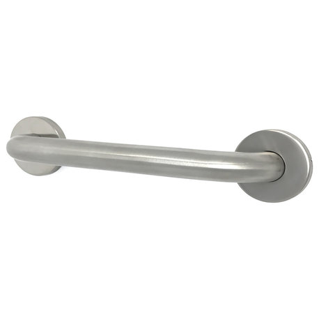 Clench Stainless Steel Grab Bar, 18', Satin Stainless