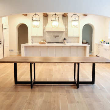 10 Foot Natural Walnut Live Edge Table