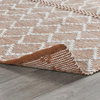 Sonora Indoor Outdoor Accent Rug by Kosas Home, Terracotta, Ivory, 5x8