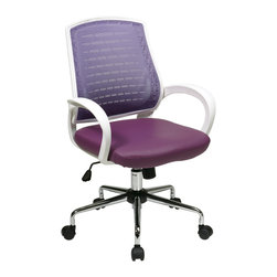 Purple Executive Office Chair - Office Chairs