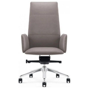 Cia Modern Gray High Back Executive Office Chair
